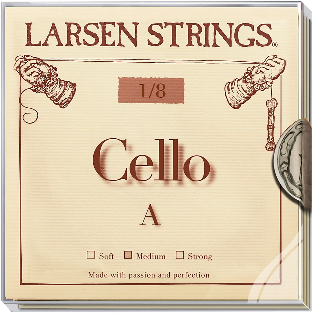 Larsen Strings Original Cello String Set 1/8 Size, Medium