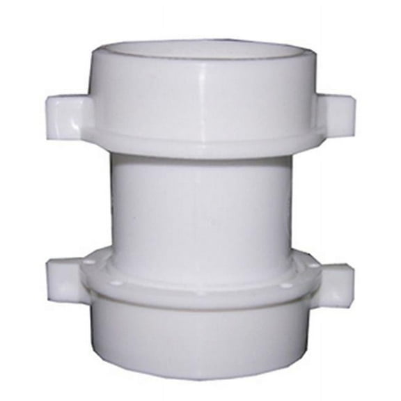 Lasco Fittings Lavatory/Kitchen Drain Coupling - White PVC - 50 Piece, 2" x 2.5" x 5.5"