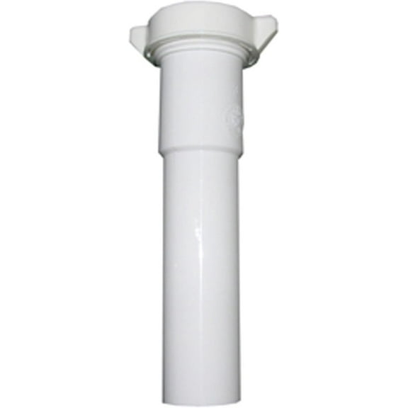 Larsen Supply 03-4325 1.5 x 12 in. White PVC Lavatory & Kitchen Drain Extension Tube