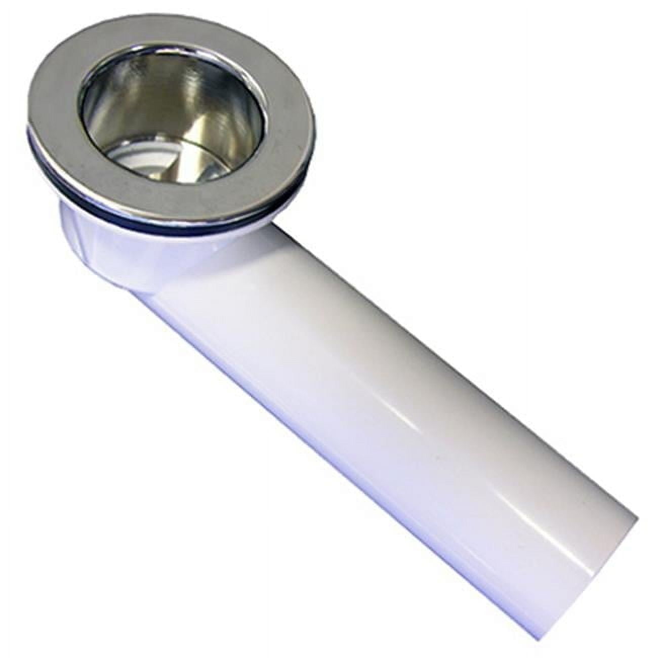 1.5 Inch PVC Bathtub Shoe with Chrome Strainer