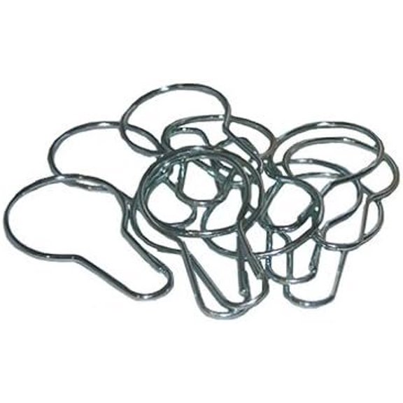 Larsen Supply #08-1385 12PC Nickle Shower Curt Pin