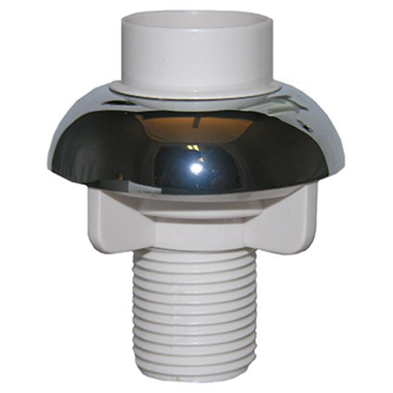 Larsen Supply 081509 Universal Fit WhiteChrome Sink Hose Guide