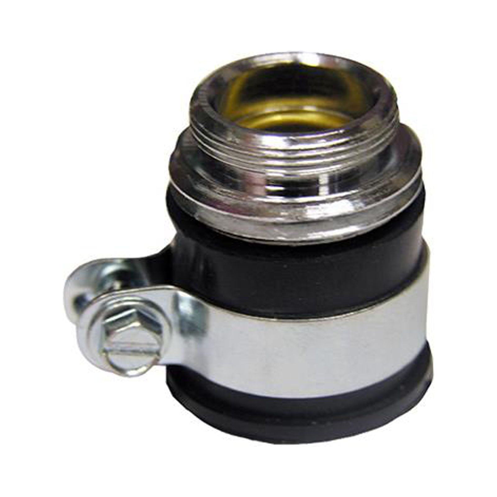 Universal Fit Black and Silver Rubber Hose Adapter