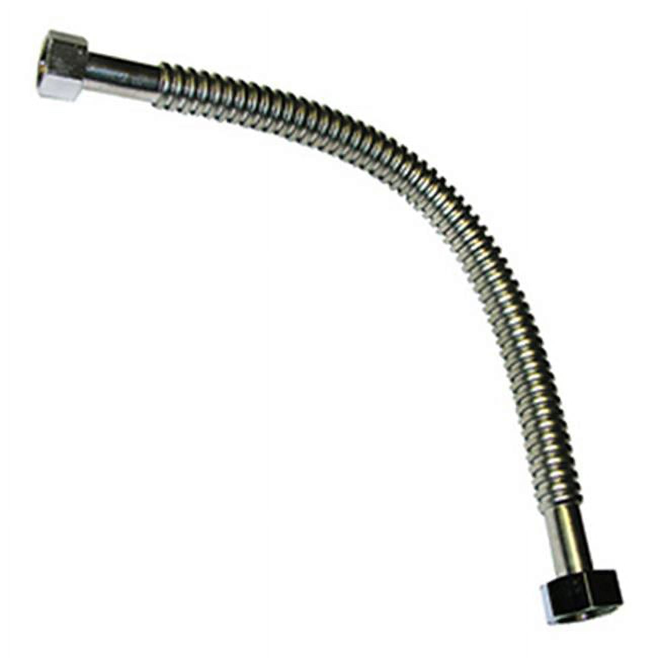 LARSEN SUPPLY CO., INC. Magna Flex Water Heater Connector, Stainless Steel, 3/4 x 3/4 x 15-In. 10-1372