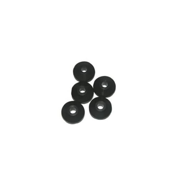 Larsen Supply 113568 0.375M Black Neoprene Beveled Faucet Bibb Washer - Pack of 6