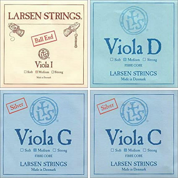 Larsen up to 16.5" Viola String Set Medium Gauge with Ball-End A