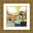 thumbnail image 1 of Larson 12x12 Gold Ornate Wood Framed with Double Matting Museum Art Print Titled - Little Toy Town I, 1 of 4