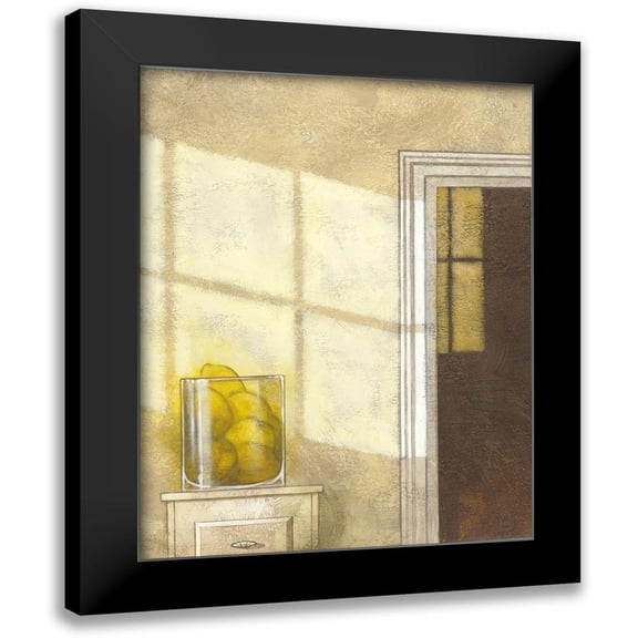 Larson 12x14 Black Modern Framed Museum Art Print Titled - Window Light II