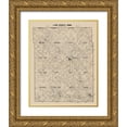 thumbnail image 1 of Larson 15x18 Gold Ornate Wood Framed with Double Matting Museum Art Print Titled - Lyon County Minnesota - Larson 1884, 1 of 4