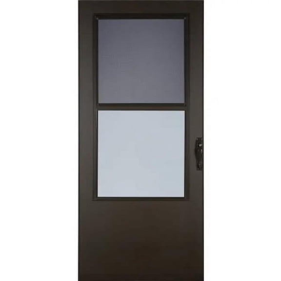 Larson Life-Core Reversa Wood Screen Storm Door, Brown, 6 in