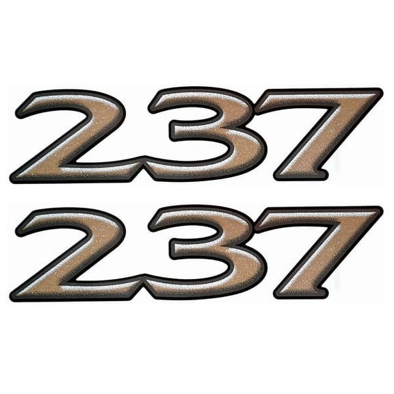 Larson Boat Brand Decal 2624-0449 | 237 Designator 7 1/4 Inch (Pair)