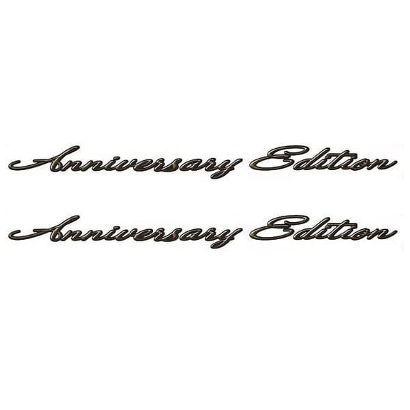Larson Boat Decals | Anniversary Edition Stickers Black (Pair)
