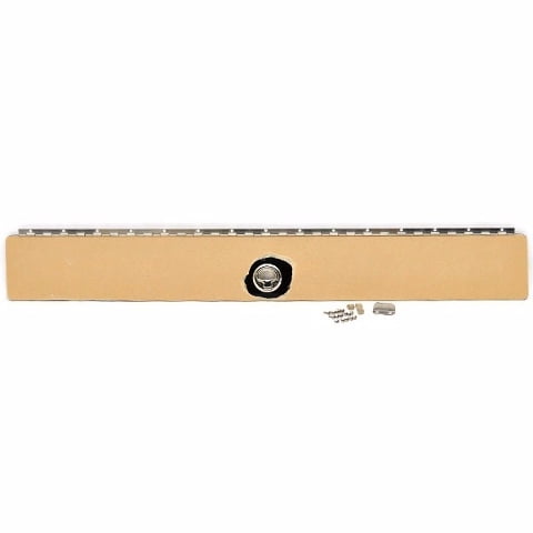 Larson Boat Door Assembly 7495-2501 | 31 1/4 x 4 1/8 x 3/8 Inch Black