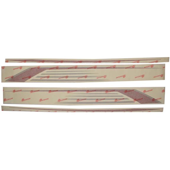 Larson Boat Graphic Hull Decal 8161212 | LX Red Silver (Set Of 4)