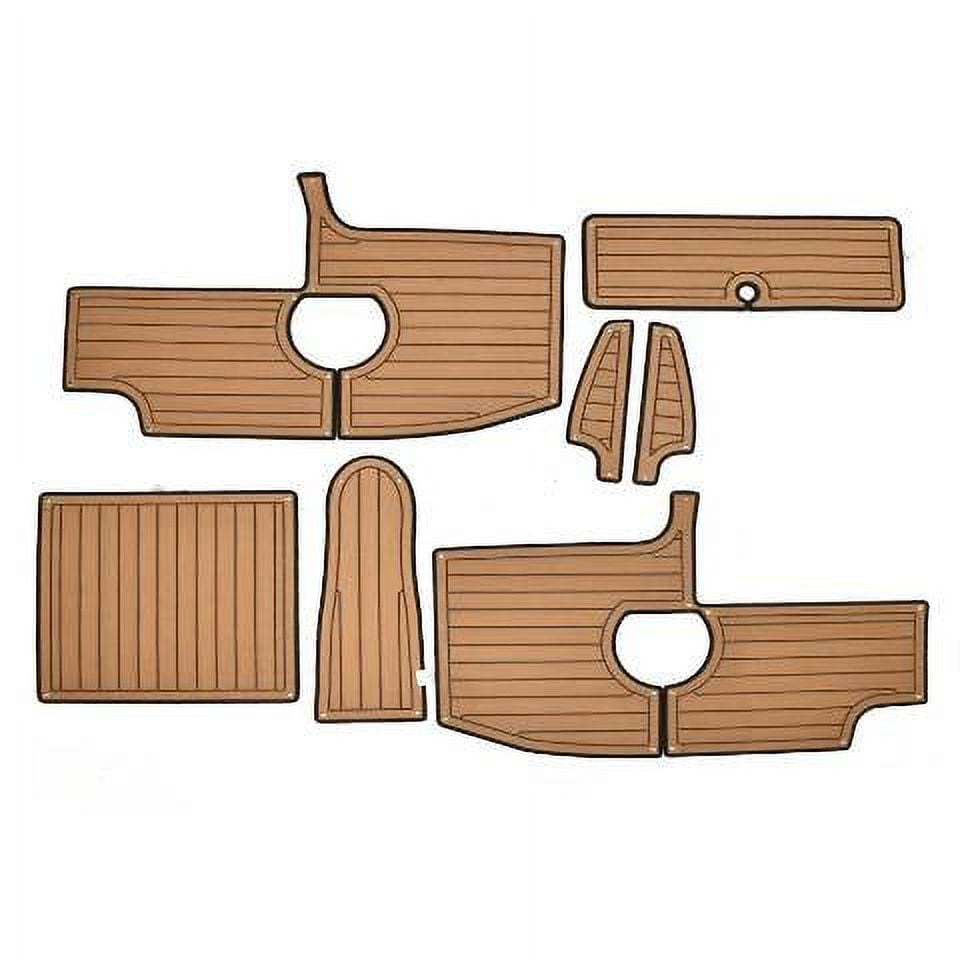 Larson Boat NonSkid Deck Mats 8138073 LX 160 Cockpit Camel (7 PC