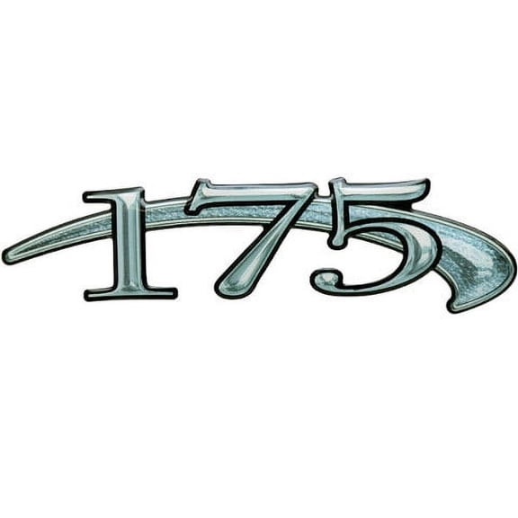 Larson Boat Raised Decal 8636-7868 | 175 Blue Black 5 5/8 Inch