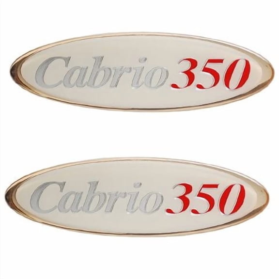 Larson Boat Raised Decal Stickers | Cabrio 350 Foam Filled 6 3/8 Inch