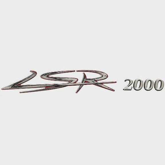 Larson Boat Raised Emblem Decal 8154025 | LSR 2000 Red Silver Sticker 2018