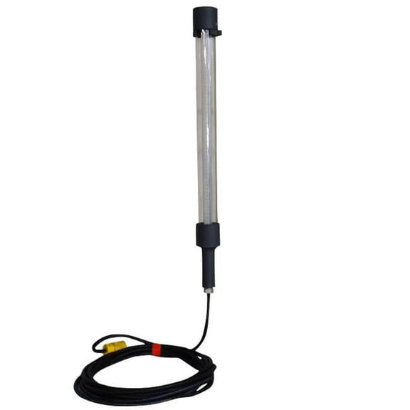 Larson Electronics 120 - 277V AC 14 watt LED Drop Light & Task Light with Hanging Hooks - 100 ft. Cord & 3 ft. Tube - LED Shelter Light