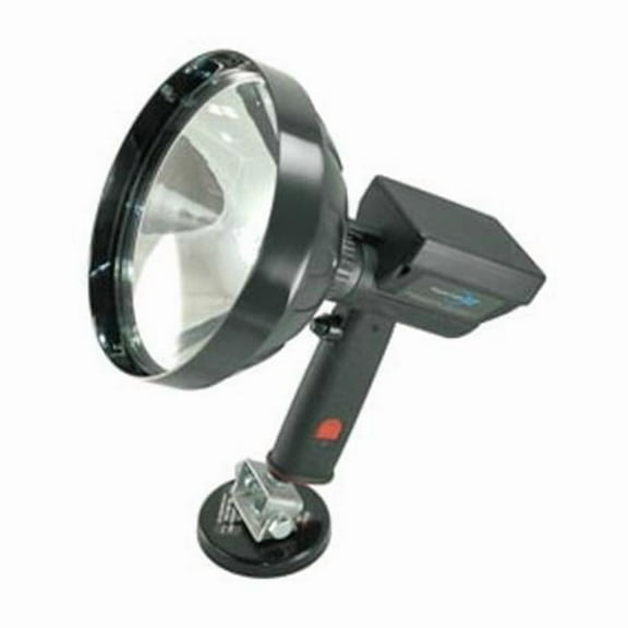 Larson Electronics 5 Million Candlepower Spotlight Rechargeable Battery & Tilting 100 lbs Grip Magnetic Base