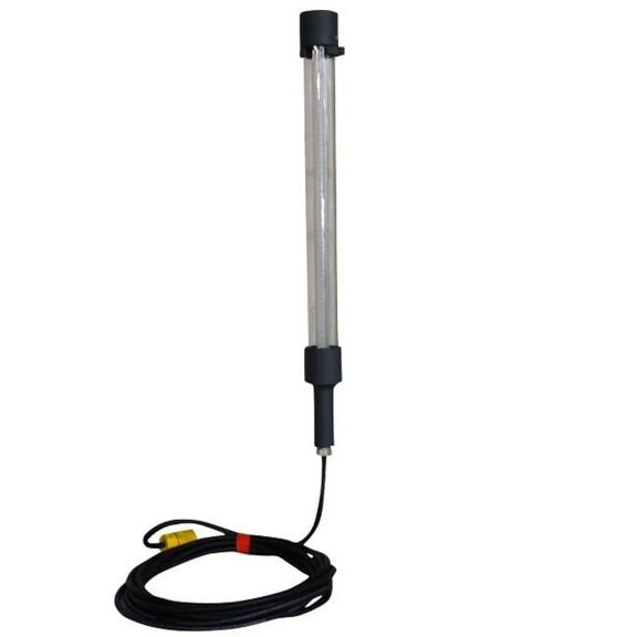 Larson Electronics FTL-3-LED-50-1227-515 120 - 277V AC 14 watt LED Drop Light & Task Light with Hanging Hooks, 50 ft. Cord & 3 ft. Tube, LED Shelter Light