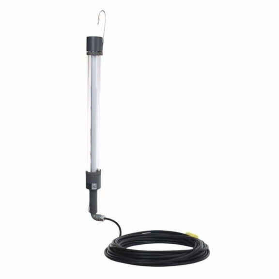 Larson Electronics FTL-3-LED-50-HD-1227-515 120 - 277V AC Heavy Duty LED Drop Light & Task Light with Hooks, 8 watt, 50 ft. Cord & 3 ft. Tube