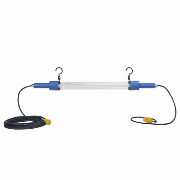 Larson Electronics FTL-3-LED-ILC-25-1227-515 120 - 277V AC LED Drop Light & Task Light with Hooks, 25 ft. Cord & 3 ft. Tube, Daisy Chain Connections - 14 watt
