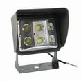 thumbnail image 1 of Larson Electronics LEDWP-600E-1227-56K 120 - 277V AC & 60 watt Low Profile LED Wall Pack Light with Glare Shield, Wide Flood Beam, U Bracket Mount - 5600K, 1 of 1