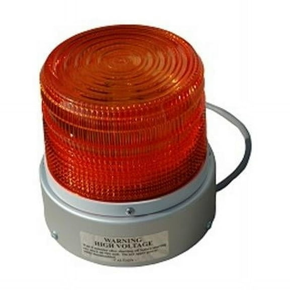 Larson Electronics SLEDB-110V-AMB 110V Strobe Light, Permanent Mount, 88 Flashes Per Minute - Amber