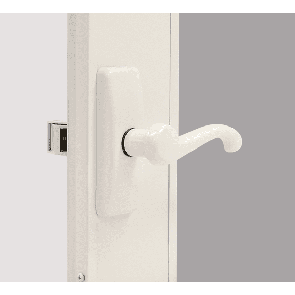 Larson Georgian Lever Storm Door Latch - Single Pack Standard Mounting Hardware, Drop-In Replacement