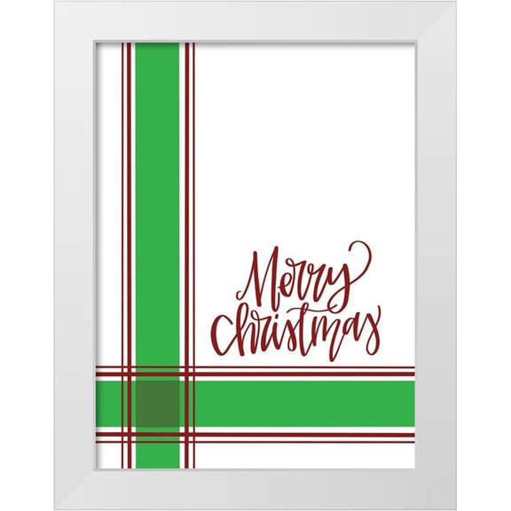 Larson, Lisa 12x14 White Modern Wood Framed Museum Art Print Titled - Farmhouse Merry Christmas