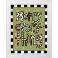 thumbnail image 1 of Larson, Lisa 12x14 White Modern Wood Framed Museum Art Print Titled - Merry Everything, 1 of 4