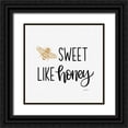thumbnail image 1 of Larson, Lisa 15x15 Black Ornate Wood Framed with Double Matting Museum Art Print Titled - Sweet Like Honey, 1 of 4