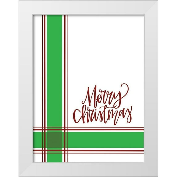 Larson, Lisa 19x24 White Modern Wood Framed Museum Art Print Titled - Farmhouse Merry Christmas