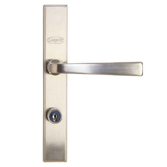 Larson QuickFit Easy Install Brushed Nickel Matching Handleset for Storm Doors