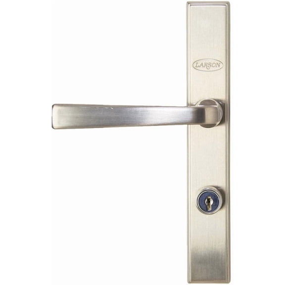 Larson QuickFit Handleset Nickel Brushed for Storm Doors