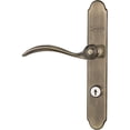thumbnail image 1 of Larson QuickFit Storm Door Lever Handle Set - Lockable Brass - Antique Brass Finish — Residential Use, Standard Application, 1 of 2