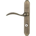 thumbnail image 1 of Larson QuickFit Storm Door Lever Handle Set - Lockable Brass - Antique Brass Finish, 1 of 2