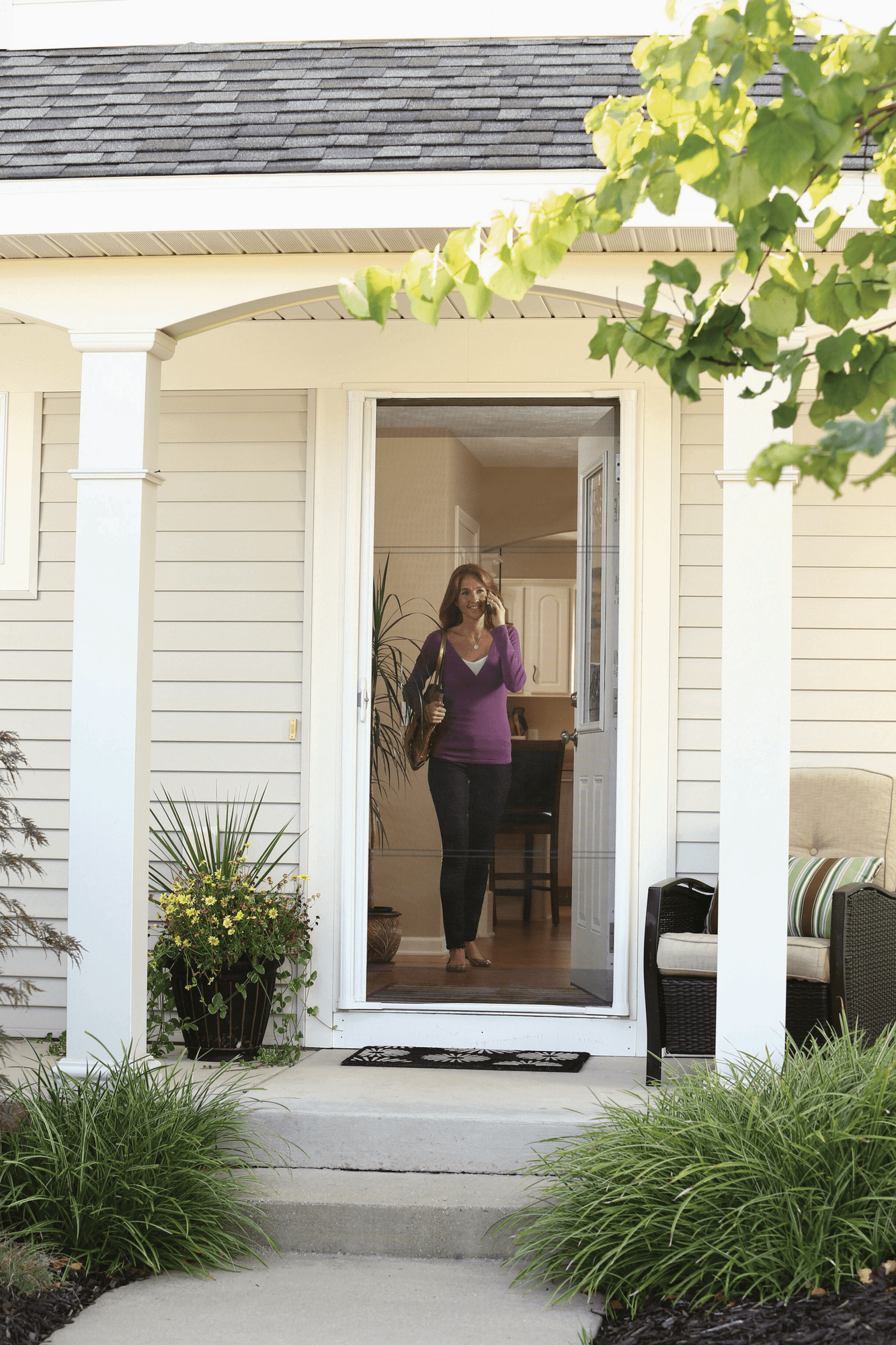 Frozen Screen Application Larson Retractable Screen Door - Pack of 2 — Residential Use, Standard ...