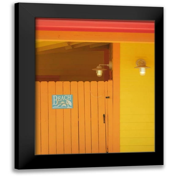 Larson, Scott 12x14 Black Modern Framed Museum Art Print Titled - Beach House V