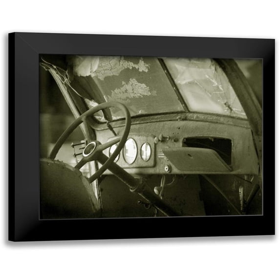 Larson, Scott 24x20 Black Modern Framed Museum Art Print Titled - Dash Board II