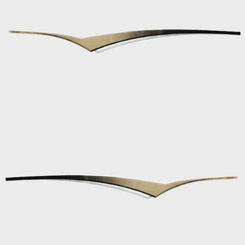 Larson Vinyl Boat Decals 0572777 |Ski Fish 2005 Graphic(Set of 2)