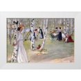 thumbnail image 1 of Larsson, Carl 18x13 White Modern Wood Framed Museum Art Print Titled - Breakfast In The Open, 1 of 4
