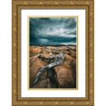 thumbnail image 1 of Larsson, Dan 11x14 Gold Ornate Wood Framed with Double Matting Museum Art Print Titled - Drift Wood, 1 of 4