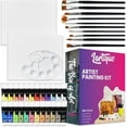 thumbnail image 1 of Lartique Acrylic Paint Set, 24 Color Paint Set with Canvases, Paint Brushes, and Paint Palette, 1 of 7