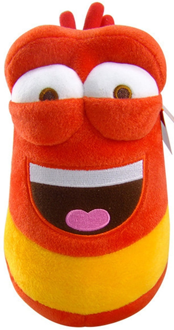 Larva Plush Doll Cute Larva Yellow and Red Stuffed