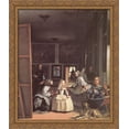 thumbnail image 1 of Las Meninas 28x32 Large Gold Ornate Wood Framed Canvas Art by Diego Velazquez, 1 of 2