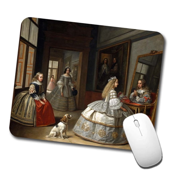 Las Meninas By Diego Velazquez Inspired By Mouse Pad Low Profile Gaming Mat