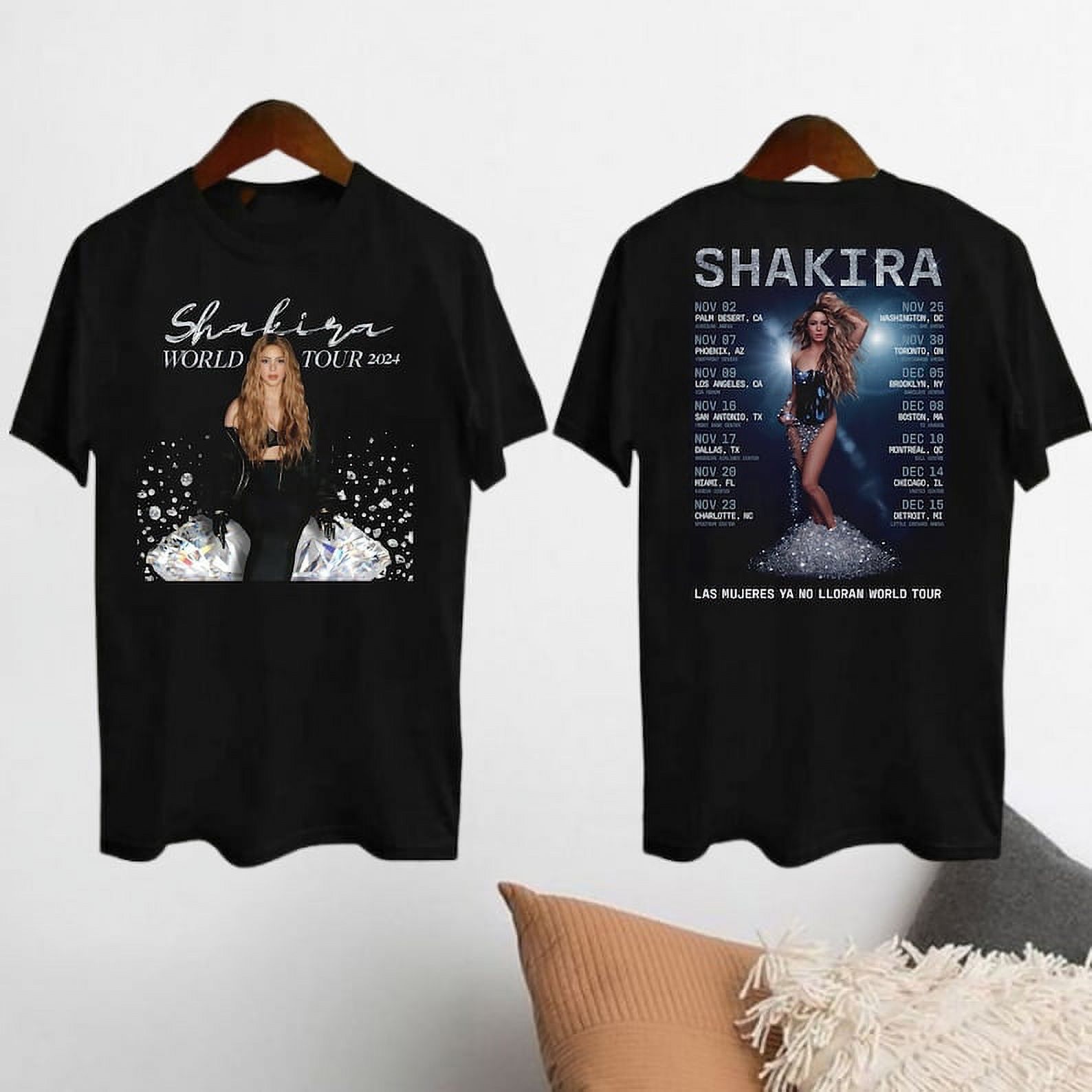 Las Mujeres Ya No Lloran Shakira 2024 Tour TShirt, Shakira Fan Shirt