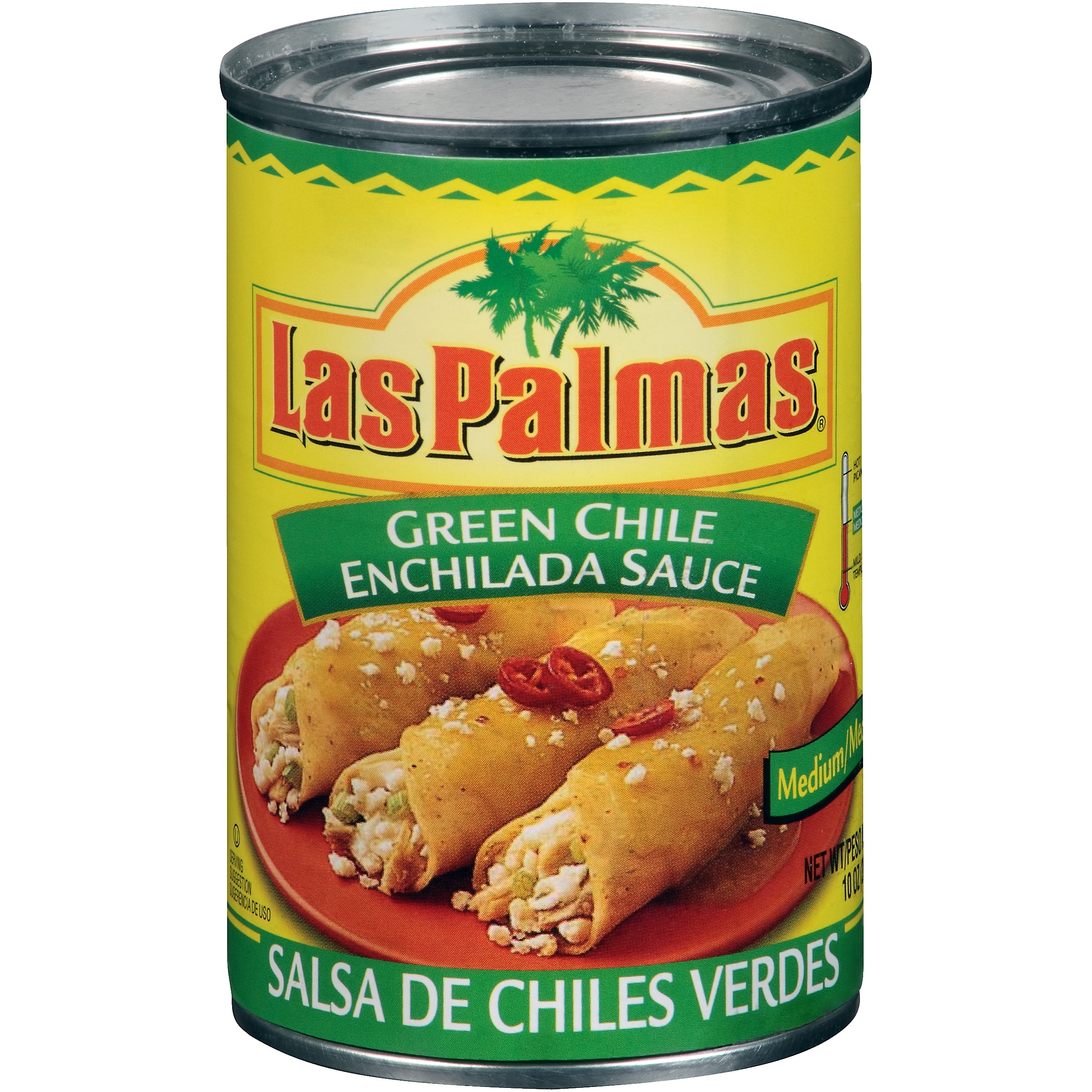 Las Palmas Medium Green Chile Enchilada Sauce 10 oz. Can